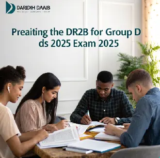 Group of students preparing for RRB Group D 2025 exam together with books and notes