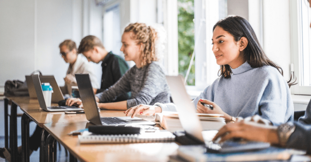 Mental wellbeing scene showing importance of emotional health for students