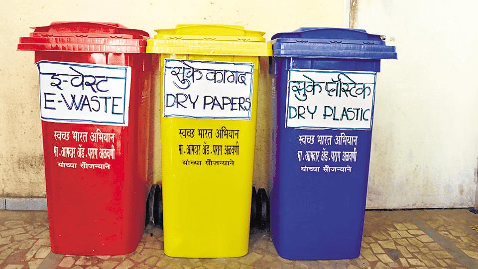 Waste segregation bins promoting effective recycling and cleaner cities
