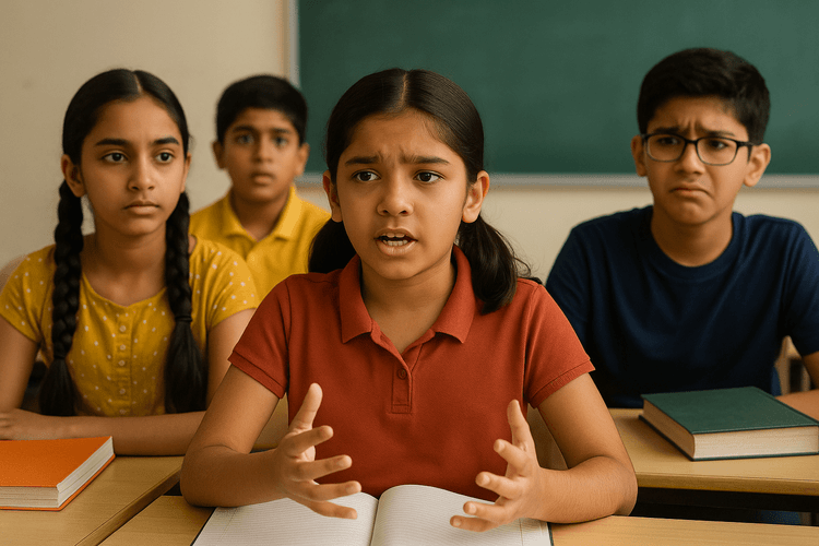 Learner correcting number writing errors during Marathi practice session
