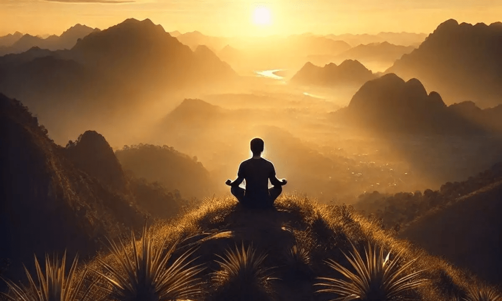 Reflective Indian individual conveying feeling through silence